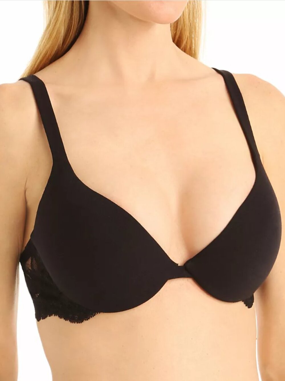 NEW La Perla Women's Black Souple Lace Wing Underwire Bra 32D $148